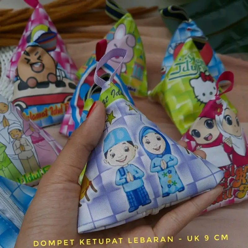 DOMPET ANGPAU KETUPAT  PRINTING DAPAT 1 LUSIN ISI 12 PCS 2