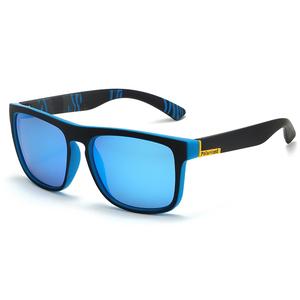 แว่นกันแดดโพลาไรซ์สำหรับผู้ชาย สไตล์ยุโรปและอเมริกาใหม่ ดีไซน์ฟิล์มหลากสี เหมาะสำหรับเล่นกีฬา ยืดหยุ่นได้