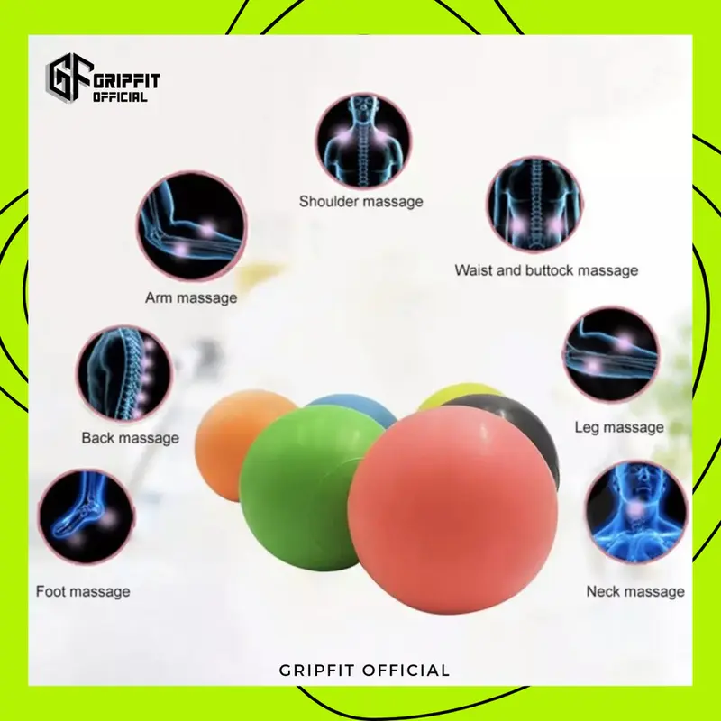 Massage Therapy Ball Bola Tangan Terapi Yoga Gym Ball 3
