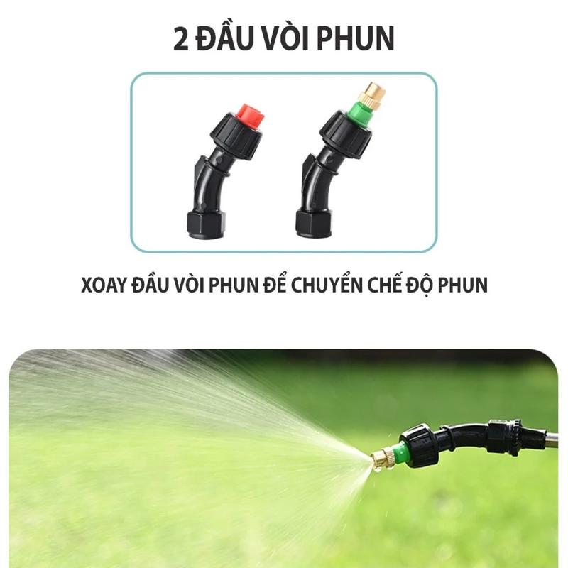 BÁN CHẠY - Cần xịt điện đa năng nhỏ gọn, có thể tưới cây, vệ sinh và khử trùng gia đình,phun thuốc sâu, thuốc muỗi, phun sương, có thể điều chỉnh độ dài lên đến 80cm máy  xịt  thuốc 2