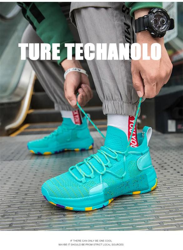 Product Introduction of Basketball shoes for men breathable sports shoes High Tops Women basketball sneakers athletics basket shoes outdoor male sneakers non-slip running shoes size 36-45 38