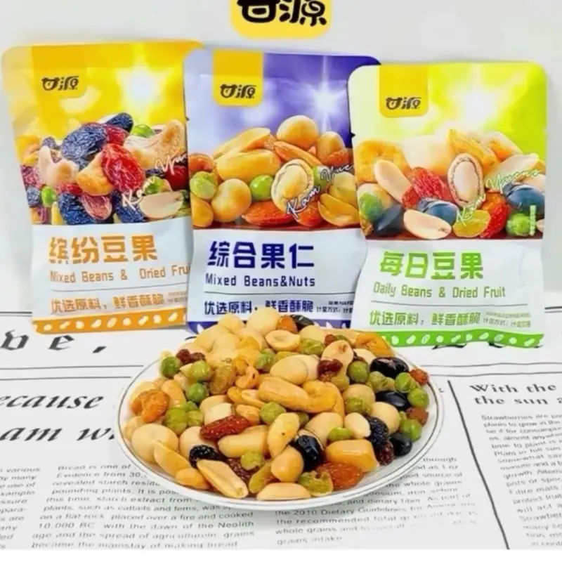 2kg (62-64) gói hạt mix ngũ cốc dinh dưỡng vị hoa quả sấy siêu ngon ăn vặt hàng loại 1 nội địa Trung 4
