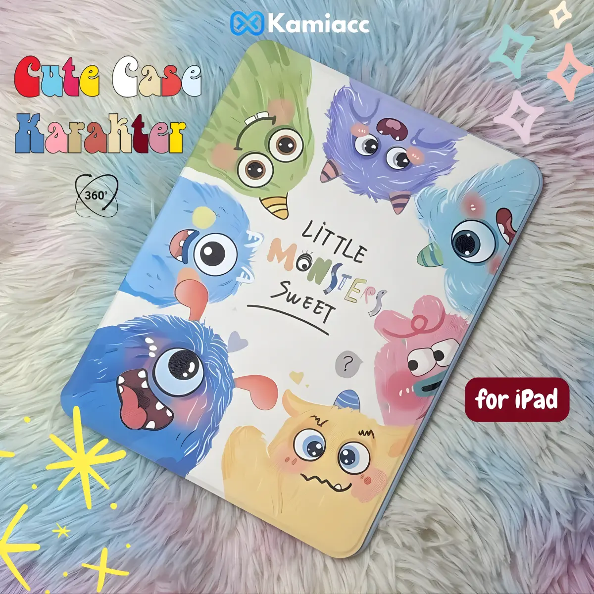 Cute Case Karakter 360 Rotation With Slot Pen Compatible For Redmi Pad 2 Pad 2 Pro/Pro 12.1 SE 8.7 Xiaomi Pad 6/6 Pro 7/7 Pro 8/8Pro Acrylic Material
