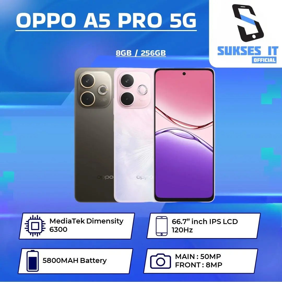 OPPO A5 Pro 5G 8/256GB  Garansi Resmi OPPO Indonesia