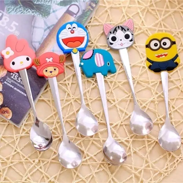 Sendok stainless Anak Karakter Lucu / Sendok Teh karakter 3