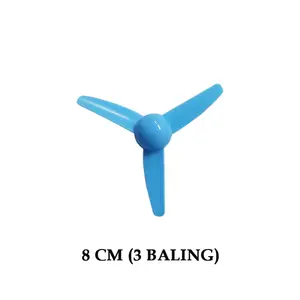 EELIC BBL-3BL 8CM Baling tiga Bilah Digunakan Untuk Alat Robotik dan bisa di pakai untuk layang layang baling