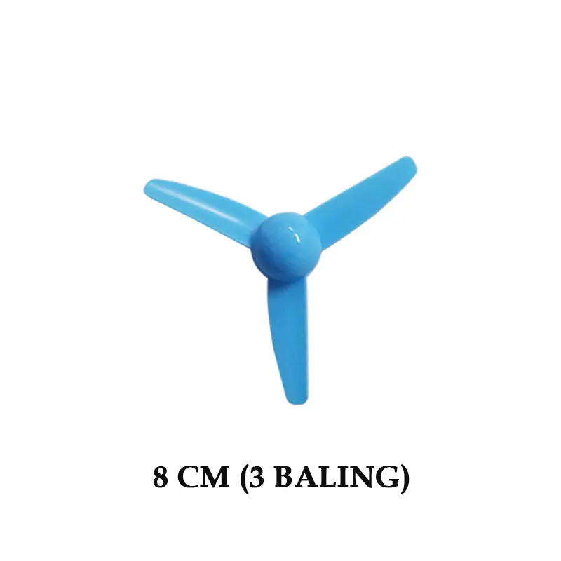 EELIC BBL-3BL 8CM Baling tiga Bilah Digunakan Untuk Alat Robotik dan bisa di pakai untuk layang layang baling 0
