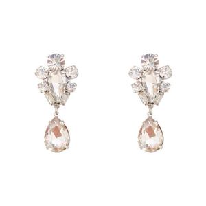 Hoa Tai Pha Lê, Kho Báu Của Nàng Tiên, Siêu Nặng, Thanh Lịch, Dài, Đơn Giản, Kẹp Tai, Phụ Kiện Tai, Dành Cho Phụ Nữ