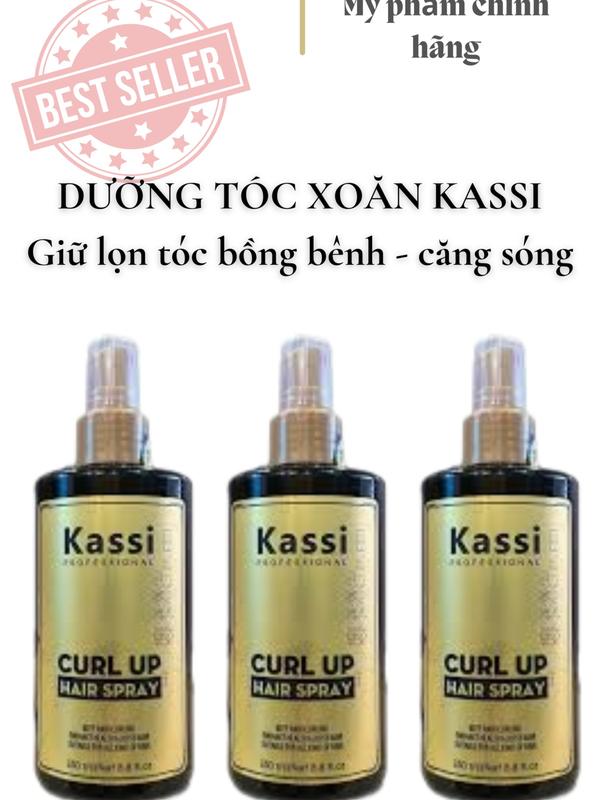 Xịt Dưỡng Tóc Giữ Nếp Kassi - Dưỡng Tóc Xoăn Kassi Cho Nam Và Nữ