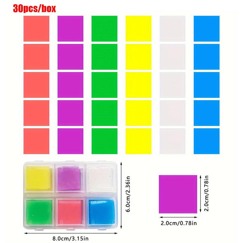 Colorful Diamond Arts Colorful Painting Glue Clay, 30pcs/set Colorful Cross Stitch Drilling Mud, Diamond Arts Colorful Painting Accessories 1