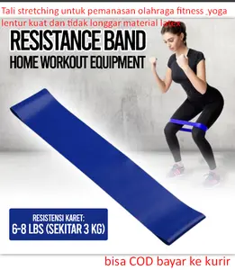Tali stretching untuk pemanasan olahraga fitness & yoga lentur kuat dan tidak longgar material latex