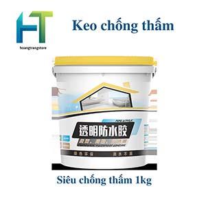 Keo chống thấm trong suốt PURE - Keo chống thấm nhà cửa - Keo chống nước, chống dột mái tôn,chống thấm tường 1KG