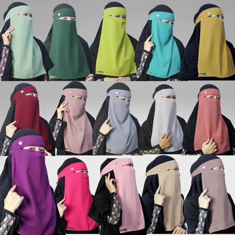 Cadar/niqab bandana ceruty babydoll warna by hanania 8