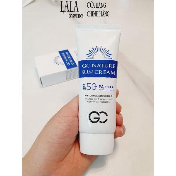  Kem chống nắng nâng tông da GC Nature Sun Cream SPF 50+ PA++++ 60ml Hàn Quốc - Chính hãng 