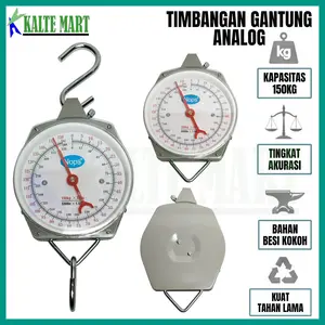 Hanging Scale Analog 150kg 200kg Timbangan Gantung Jarum Manual 150kg 200kg Timbangan Jarum Timbangan Gantung Manual Kitchen Hanging Scale