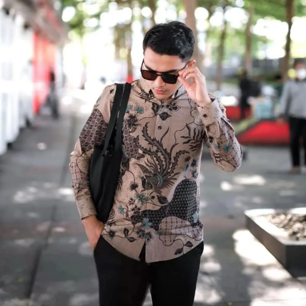 Kmeja Batik Lengan Panjang Dan Pendek Motif Sekarjaggat Size M L XL XXL Katun Mewah Nyaman Keren Baju Kerja