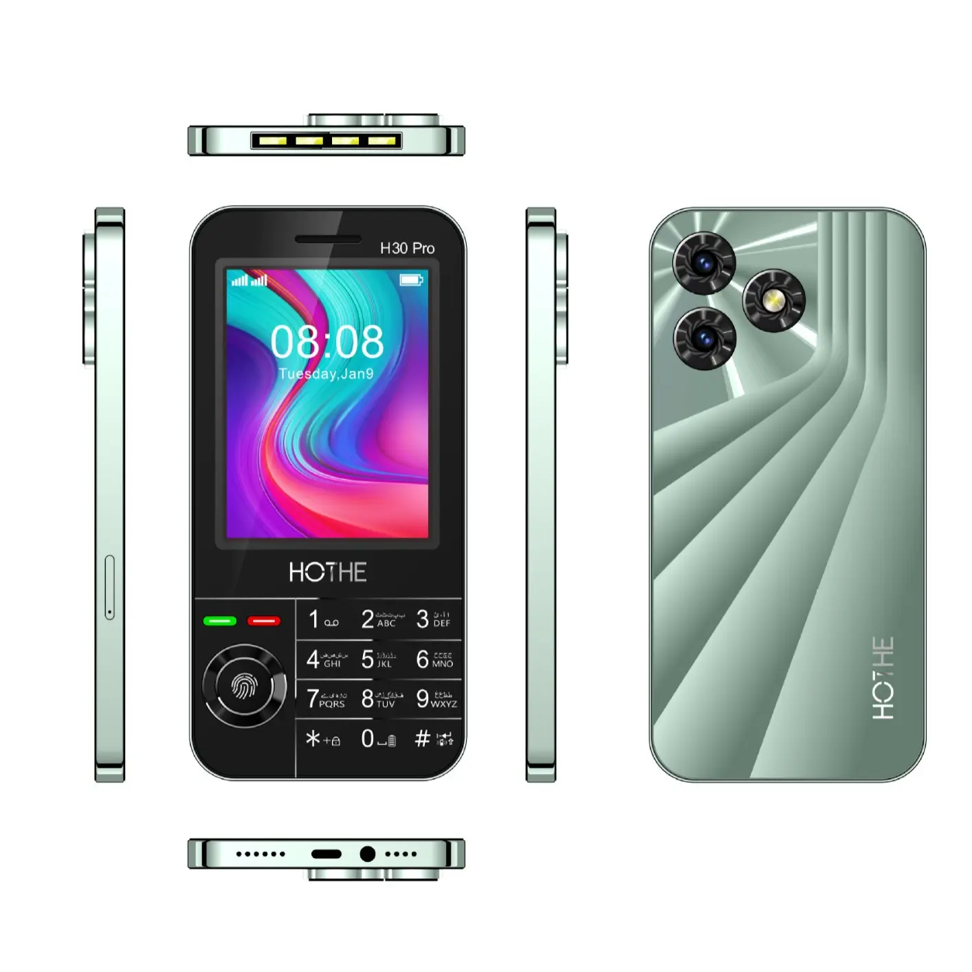 Hot-selling H30PRO Straight Phone Elderly Phone Children's Phone Card Phone 3.5 New Model i16