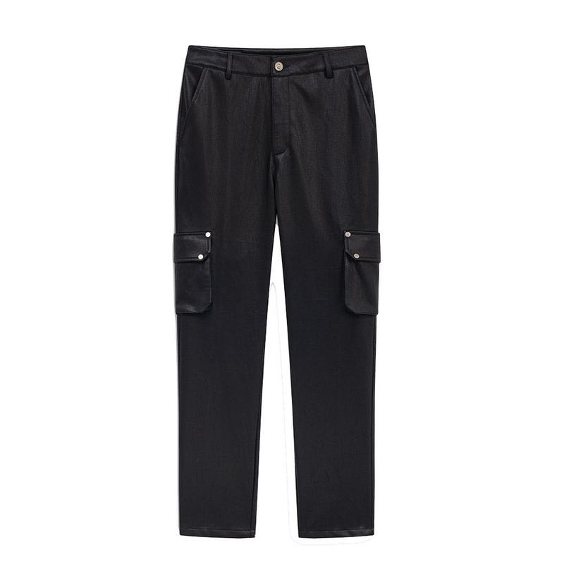 Quần RIVET PU TROUSER MIKENCO chính hãng Menswear Nam mikenco  quần