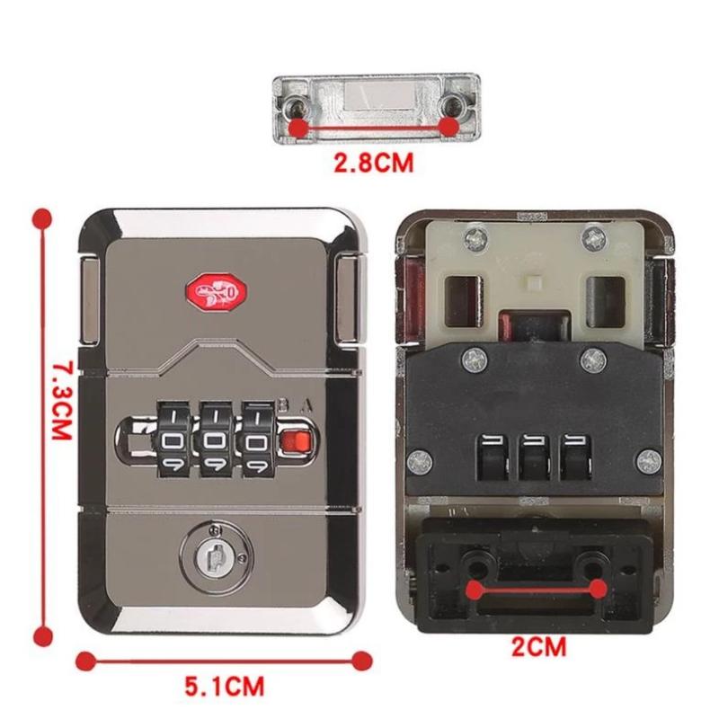 Phụ kiện khoá, Tay kéo, bánh xe dành cho vali khung nhôm Nam Tim