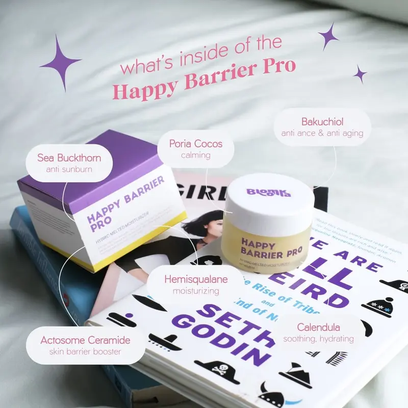 Bloomka Happy Barrier// Happy Glow // Happy Pro Brightening Moisturizer 30gr 2