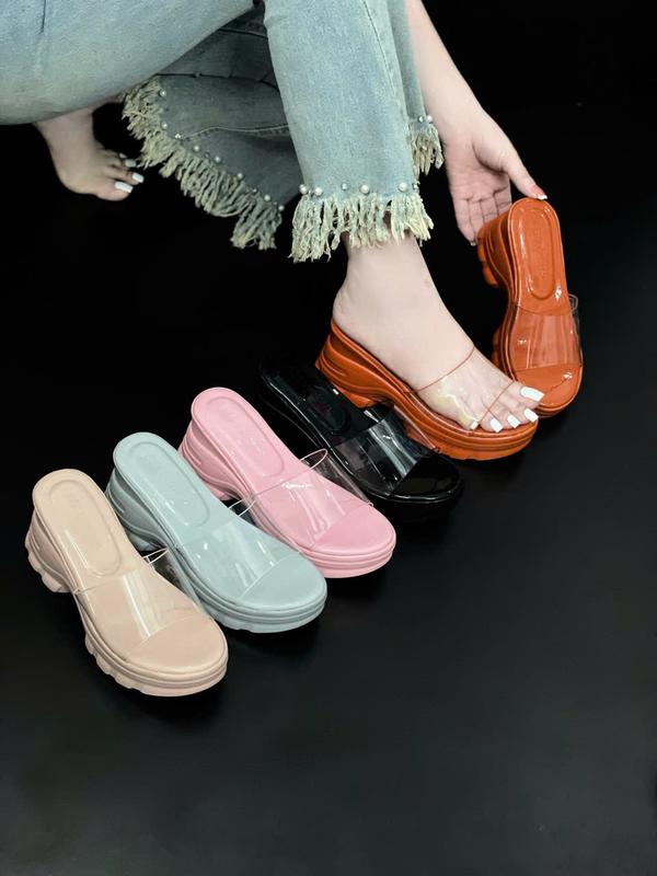 Bánh Mì Cao 7cm Quai MIKA Trong Dẻo Sang Chảnh Hàn Quốc - HOTTREND [chân dài đầy tăng 1sz].. Nữ, Shoes DéP GiàY