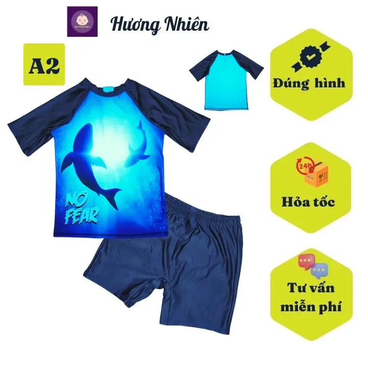 Đồ bơi bé trai szie đại từ 40-51kg - vải thun cao cấp chuyên dùng cho đồ bơi, độ co giãn Trang Phục Sport 0