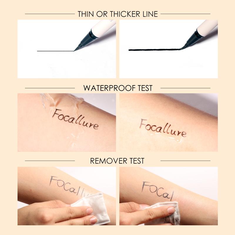 Focallure Bút kẻ mắt chống nước nhanh giữ màu lâu 0.6g 6
