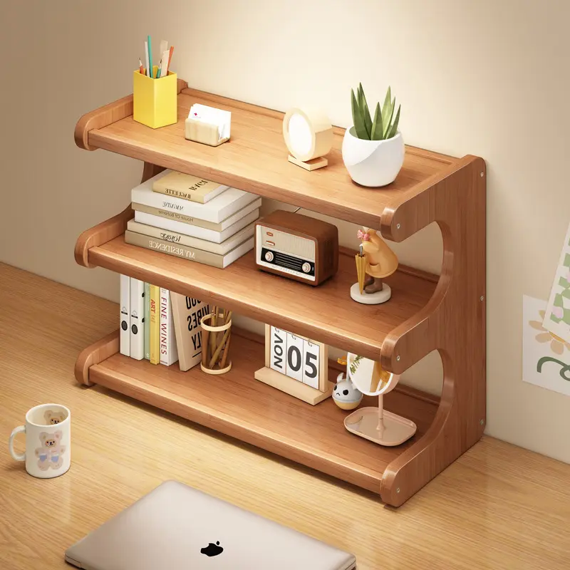 Desktop Storage Rack Multi-layer Organizer Bookshelf Kitchen Supplies Office Home Cup Holder Household Good Storage Rack