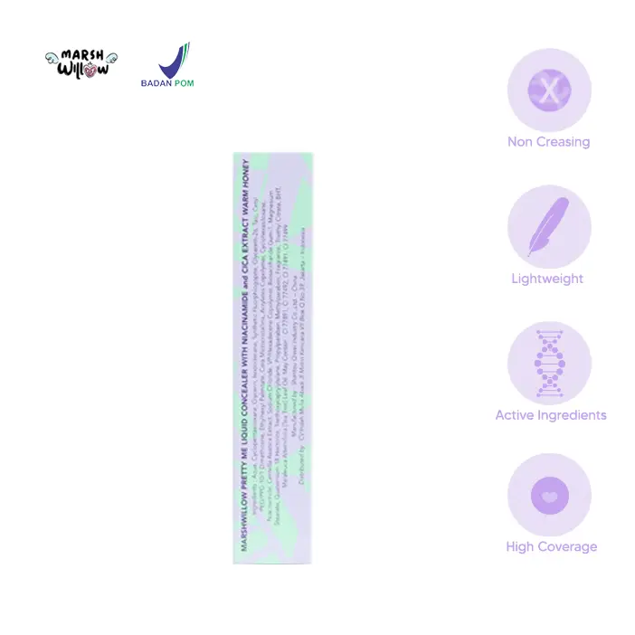 Marshwillow Pretty Me Liquid Concealer With Niacinamide - Light 2