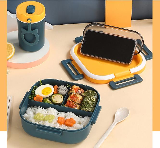 Product Introduction of Hộp cơm bento tặng kèm đũa thìa cao cấp CICI HCHEALTHY899 13