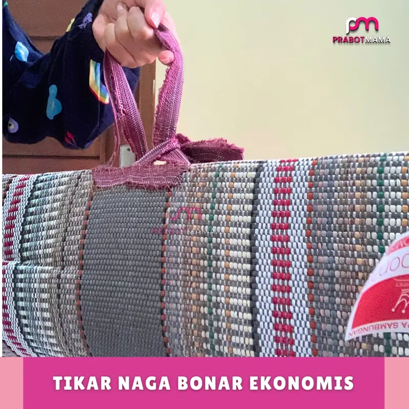PRABOTMAMA Tikar Naga Bonar Ekonomi 165*300 / Tikar Hajatan / Tiker Lipat Piknik Keluarga 5