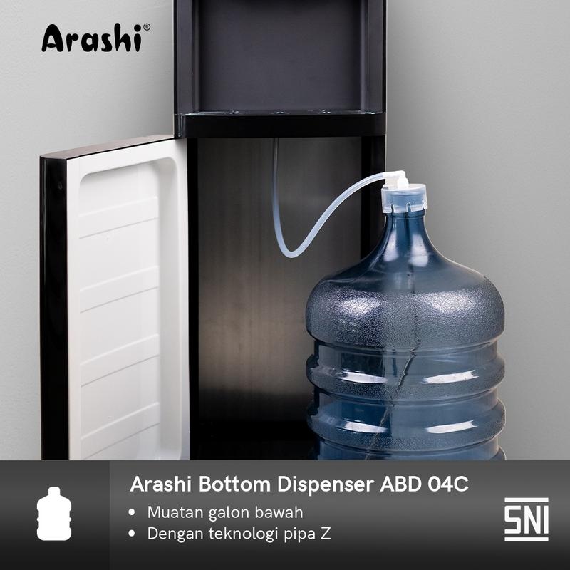 ARASHI ABD04C Dispenser Galon Bawah Air Black 2
