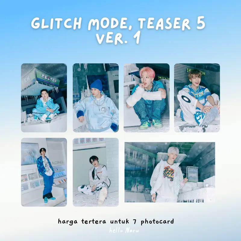 Paket GLITCH MODE Photocard Teaser 5 | Bisa COD 1