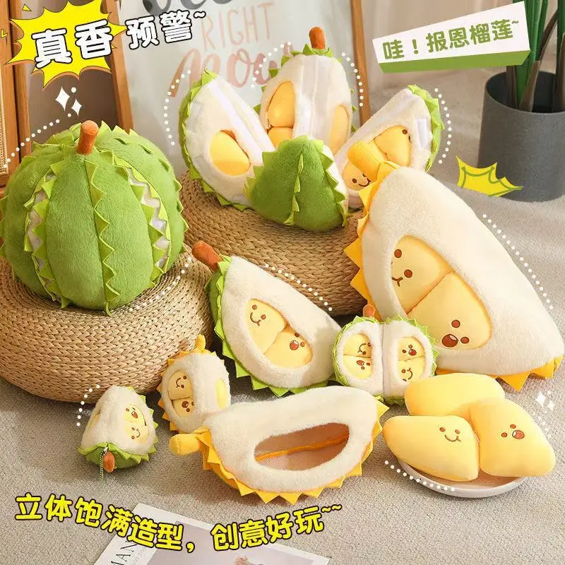 Đồ Chơi Nhồi Bông Sầu Riêng, Chính Hãng, Thiết Kế Sáng Tạo, Giảm Căng Thẳng, Có Thể Tháo Rời, Thịt Trái Cây, Gối Nhồi Bông Dễ Thương, Thích Hợp Làm Quà Sinh Nhật, Búp Bê