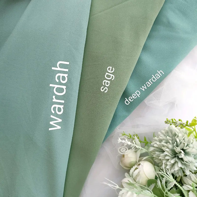 Pashmina Pengantin Baby Doll Premium Lembut Flowy By Adelus 2