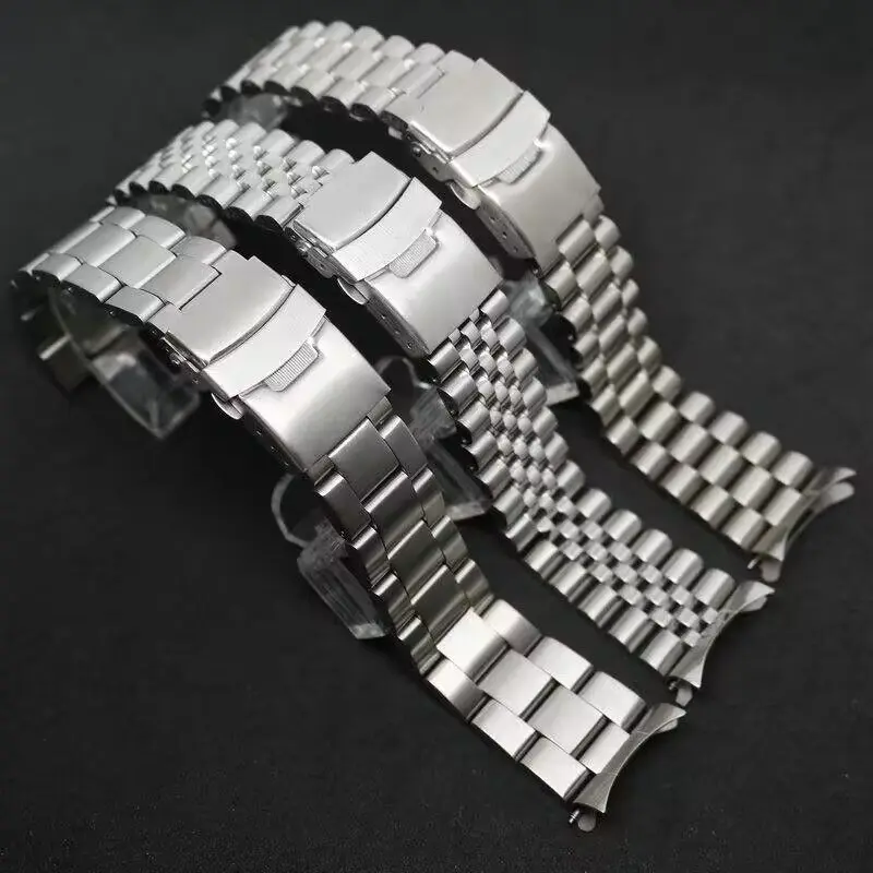 Dây đồng hồ bằng thép không gỉ, thích hợp cho Seiko Watch, dây đai thép, Xanh Lá Water Ghost Sr63k1 Skx007 009