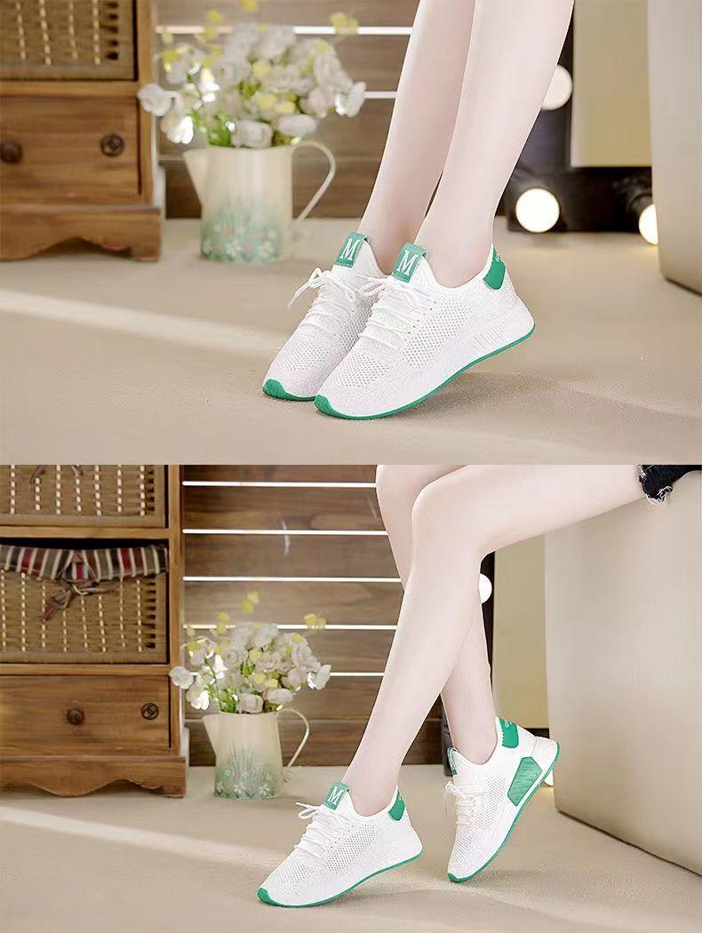 Product Introduction of Giày Khiêu Vũ, Giày Nữ, Giày Trắng, Thoáng Khí Và Thoải Mái, Thích Hợp Cho Mẹ, Đế Bằng, Chống Trượt, Bề Mặt Lưới, Dễ Phối Đồ, Năm 2024 6