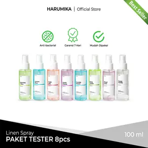 PAKET TRAVEL - Harumika 100 ml LINEN SPRAY & ANTI BACTERIAL