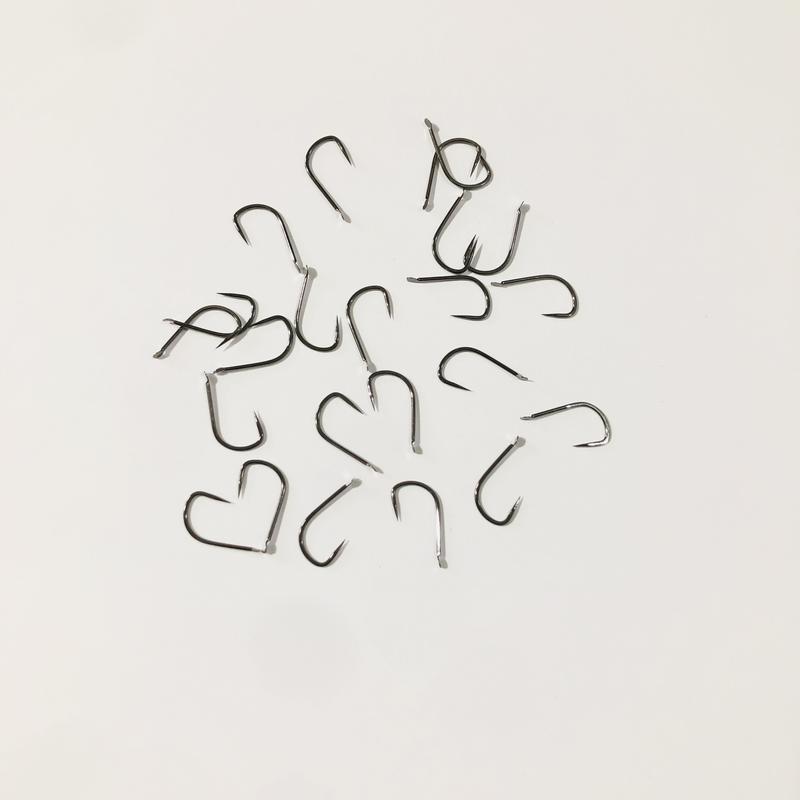 Bộ 500 Cái Lưỡi câu size bé 0.1-2.0 - Móc Câu Cá Bằng Thép Màu Đen Siêu Cường