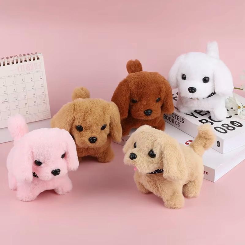 Đồ Chơi Cún Bông Biết Đi, Vẫy Đuôi, Biết Kêu Cực Cute Cho Bé Toy Kem Voi Đồ Chơi