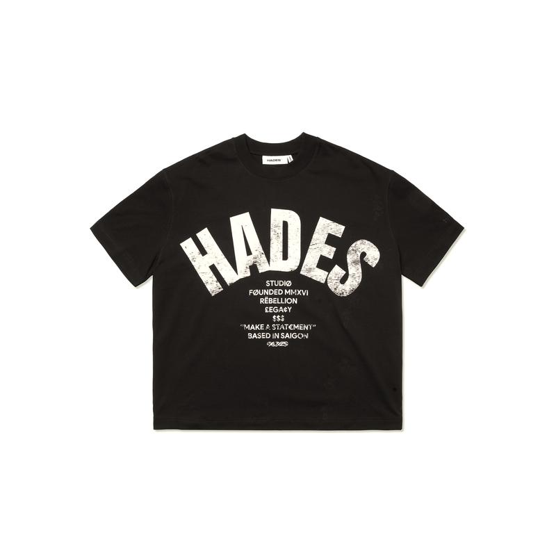 HADES OG Tee Đen - HADES Brand chính hãng Áo thun tay lỡ cotton unisex
