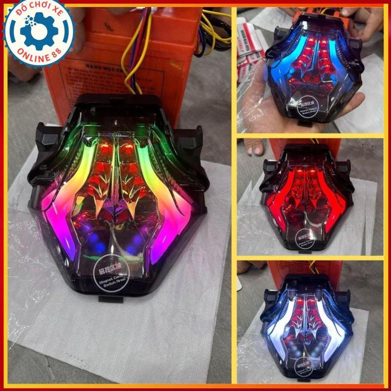 Đèn hậu TST Ex150 / Y15ZR V2 chỉnh màu bằng Áp Lắp đặt như zin Exciter150/Đồ Chơi Xe Online