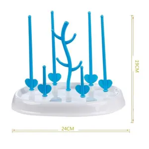 Rak Pengering Botol Susu Bayi / Rak Tirisan Botol Susu / Rak Tirisan Gelas / Rak pengering Gelas / Baby Bottle Drying