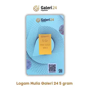 Emas Batangan 5 gram Galeri 24 - Emas Galeri 24