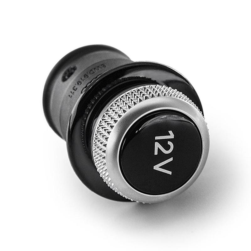 12V Car Cigarette Lighter Cover Chrome Plated Cigarette Lighter Plug for A4 A5 A6L Q5 8W0919311 8WD919311 4H0919311 4L0919311 40GF #458215 4