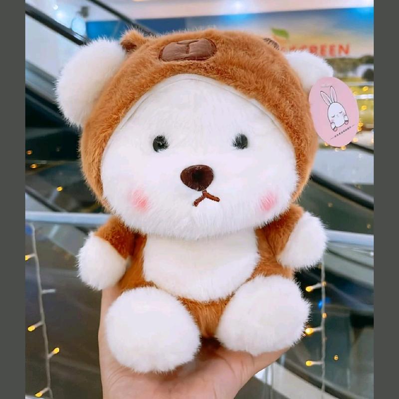 Gấu bông teddy lena Capybara 20cm Thú nhồi bông Đồ chơi cho bé Thú Bông Toy