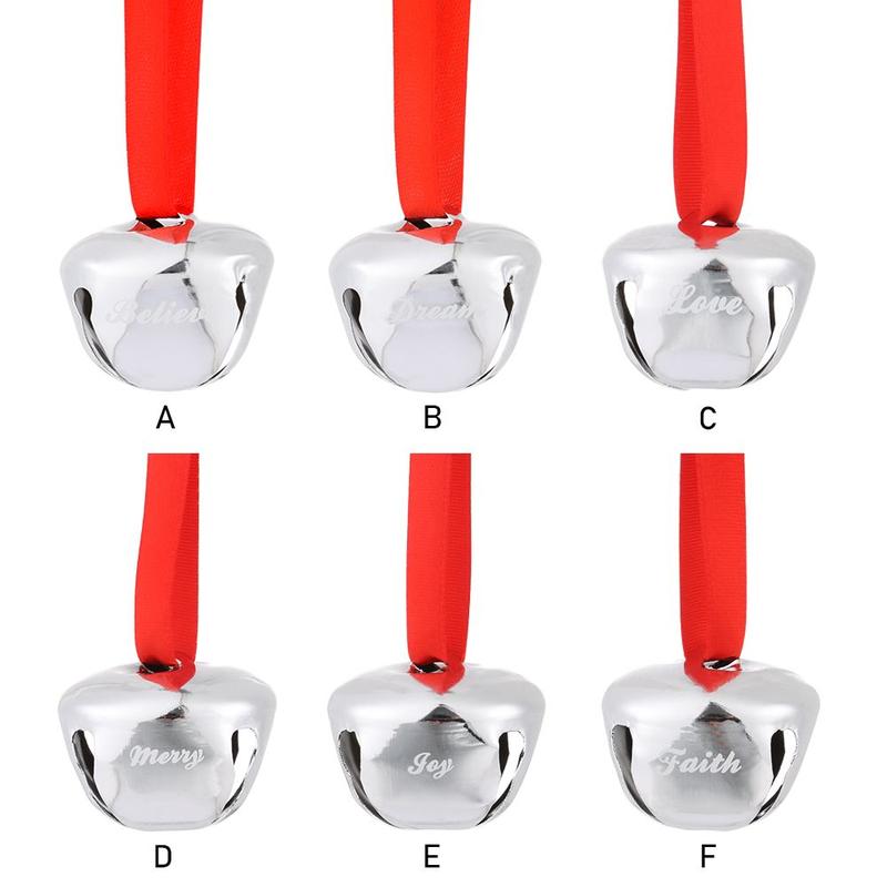 Decoration Holiday Craft Christmas Jingle Bells Christmas Believe Bells Ornament Joy 2