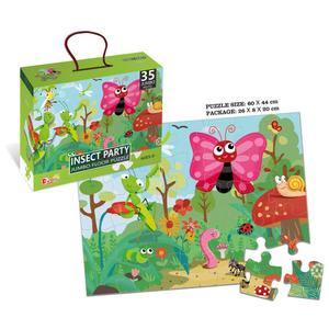 [Children christmas gifts] 2-3-4-5 years old 35 pieces popular puzzle paper children's toys focus early education enlightenment puzzle Set