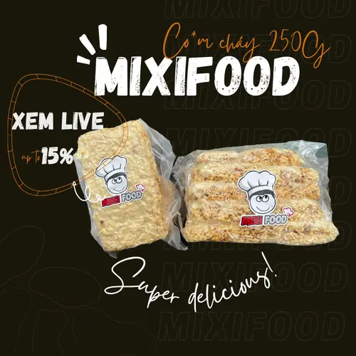  Cơm cháy siêu chà bông  siêu ruốc túi 250G MIXIFOOD tuyệt phẩm chất lượng cao SIÊU NGON 
