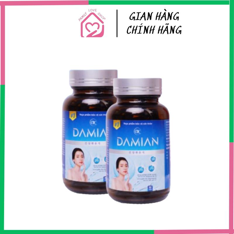 Combo 2 hộp Viên uống Damian hộp 30 viên hỗ trợ dưỡng da